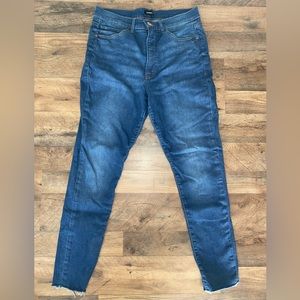 Express Jeans 10R Women Skinny High Rise Hyper Stretch Medium Wash Blue Denim